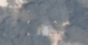 Striking Hezbollah targets.