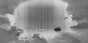 Striking Hezbollah targets.