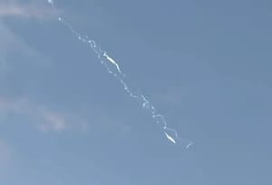 Surface to surface missile launched from Yemen to Israel