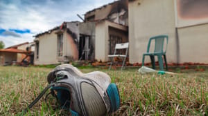 Kibbutz Be'eri after Hamas massacred many of its residents on October 7, 2023