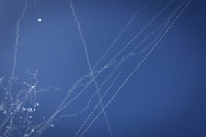 Intercepting Hezbollah rockets. Illustration.