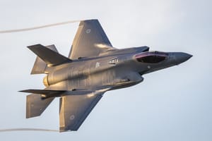 Air Force F35 flyby