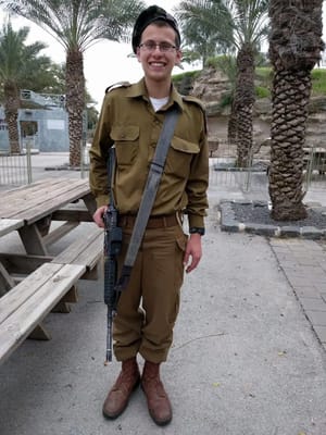 Netanel Felber, before he was injured