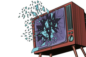 A clash over TV.