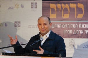Former prime minister Naftali Bennett.
