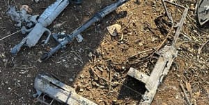 The weapons found on the eliminated terrorists