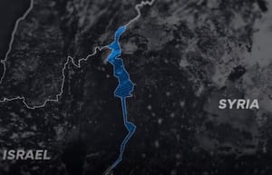 The area between Israel and Syria