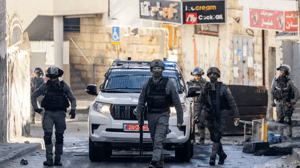 IDF forces in Isawiya