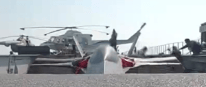 Attack drones and helicopters.