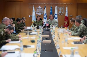 CENTCOM Commander Michael Kurilla and IDF Chief of Staff Herzi Halevi.