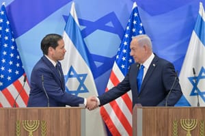 Marco Rubio with Benjamin Netanyahu