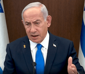 Prime Minister Benjamin Netanyahu.