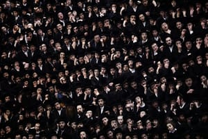 Ultra-Orthodox Jewish men in Jerusalem 