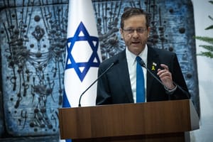 President Isaac Herzog.