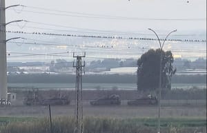 Tanks in Judea and Samaria.
