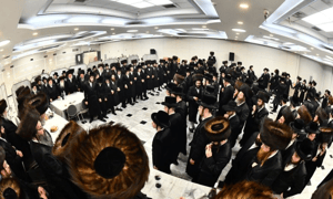 Inside the Heichalei wedding hall