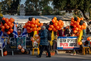 Protest for the Bibas family and the hostages.