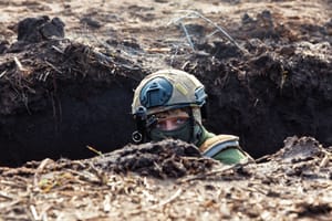 Soldier fighting in Ukraine