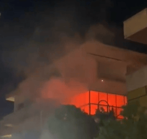 Syria burning.