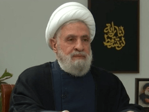 Hezbollah leader Sheikh Naim Qassem.