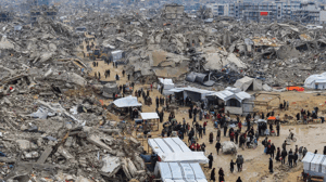 Destruction in Jabaliya