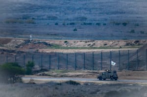 IDF forces patrolling Gaza border.