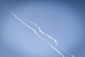 Yemenite rocket launch.