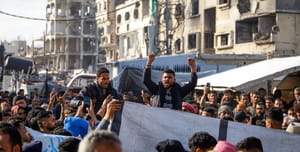 Anti-Hamas protests.
