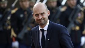 French Foreign Minister Jean-Noel Barrot, visiting the Elysee palace
