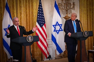 Prime Minister Netanyahu and President Trump.