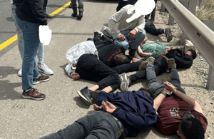 Terror suspects caught on highway