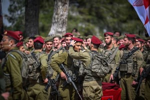 IDF soldiers. Illustration.