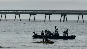 Search for the shark victim