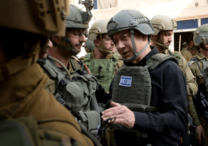 Benjamin Netanyahu in Gaza