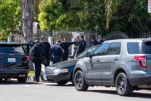 Police at crime scene
