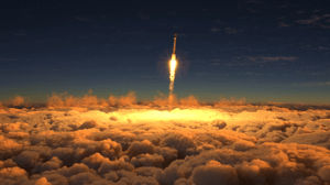 Missile launch - illustration