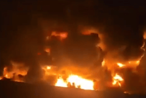 Yemen burning.
