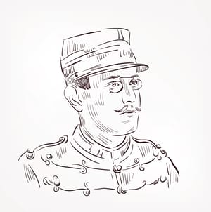 Alfred Dreyfuss. Illustration.