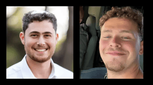 Sergeant Yishai Elyakim Urbach and Staff Sergeant Yam Frid