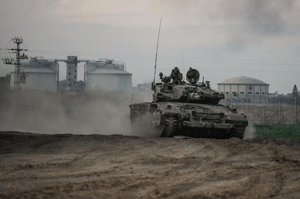 IDF tank in Gaza