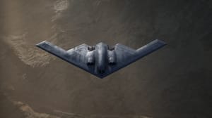 3D rendering of a B-2 bomber