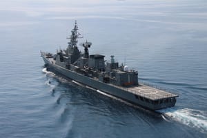 Iran's Frigate Fleet at Hormuz Strait