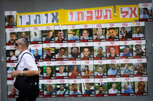 Protest for the hostages.