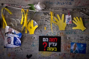 Hostages Square in Tel Aviv. June 26, 2025.