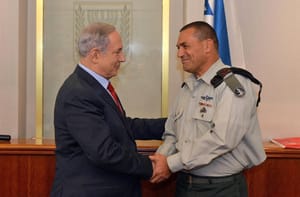Netanyahu, Eyal Zamir, at the PM's office