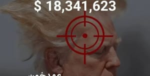  Pro-Iranian poster shows Trump with a red target on his forehead. Circulating in regime-linked Telegram channels.