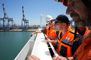 Arrival and unloading of the shipment in Israel 