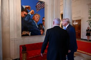 Netanyahu and Trump at the White House