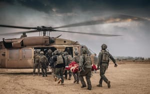 Unit 669 evacuating wounded soldiers from Gaza