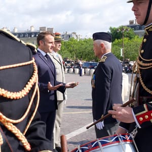 Macron During Bastille Day Parade
